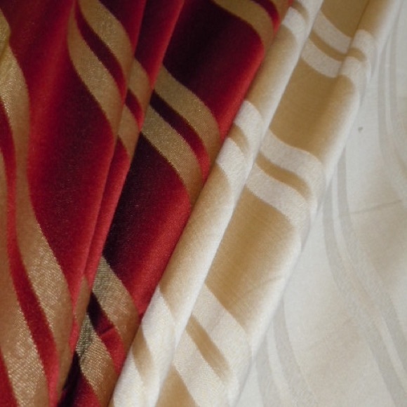 Chic Casanova Stripe in Scarlet Fabric - Picture 8 of 8